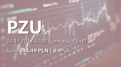 Powszechny Zakład Ubezpieczeń S.A.: Zakup i sprzedaż akcji przez osobę powiązaną (2013-11-04)