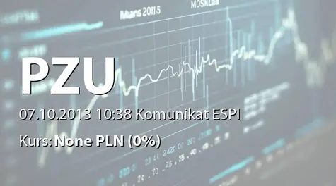 Powszechny Zakład Ubezpieczeń S.A.: Zakup i sprzedaż akcji przez osobę powiązaną (2013-10-07)