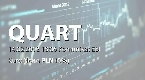 Quart Development S.A.: SA-Q4 2011 (2012-02-14)