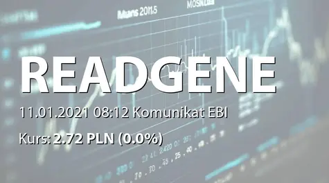 Read-Gene S.A.: Terminy przekazywania raportów okresowych w 2021 roku (2021-01-11)