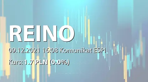 REINO Capital S.A.: Podsumowanie subskrypcji prywatnej akcji serii J (2021-12-09)