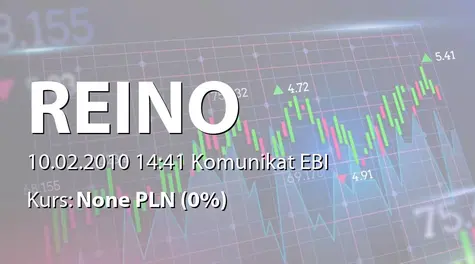 REINO Capital S.A.: Porozumienie dot. połączenia Black Pearl Capital SA. z Totmes Fund SA oraz BIO-MED Capital SA (2010-02-10)