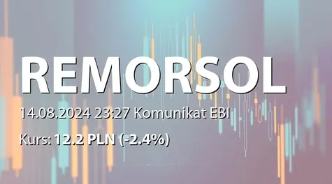 Remor Solar Polska S.A.: Jednostkowy raport okresowy za II kwartał 2024 roku (2024-08-14)