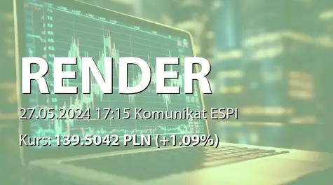 Render Cube S.A.: Rekomendacja Zarządu ws. wypłaty dywidendy - 5,60 PLN (2024-05-27)