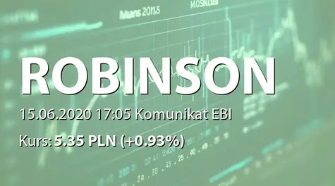 Robinson Europe S.A.: SA-Q2 2019/2020 (2020-06-15)