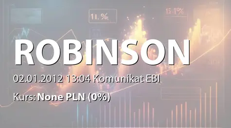 Robinson Europe S.A.: Wniesienie aportem przedsiębiorstwa Proll  (2012-01-02)