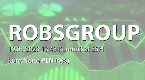 Robs Group Logistic S.A.: Uzyskanie dostępu do systemu ESPI (2023-01-19)