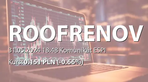 Roof Renovation S.A.: Ogłoszenie o zwołaniu Zwyczajnego Walnego Zgromadzenia na 27 czerwca 2024 r. (2024-05-31)