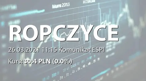 Zakłady Magnezytowe ROPCZYCE S.A.: NWZ - zwołanie obrad, porządek obrad (2021-03-26)