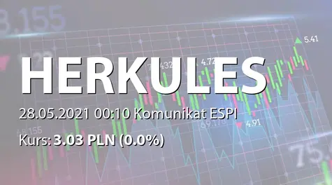 Herkules S.A. w restrukturyzacji: SA-QSr1 2021 (2021-05-27)