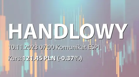 Bank Handlowy w Warszawie S.A.: SA-QSr3 2023 (2023-11-10)