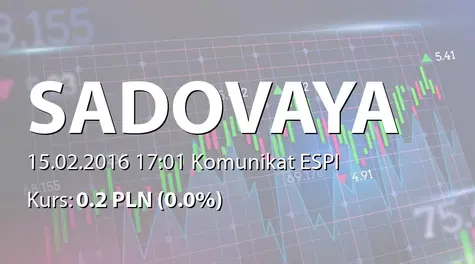 Sadovaya Group S.A.: SA-RS 2014 - wersja angielska (2016-02-15)