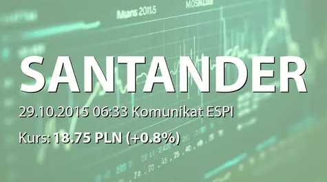 Banco Santander S.A.: Analyst presentation - 3rd Quarter 2015 results (2015-10-29)