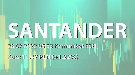 Banco Santander S.A.: First half 2022 results press release (2022-07-28)