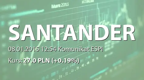 Banco Santander S.A.: Program scrip dividend (2015-01-08)