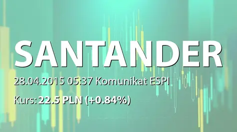 Banco Santander S.A.: SA-QS1 2015 - wersja angielska (2015-04-28)