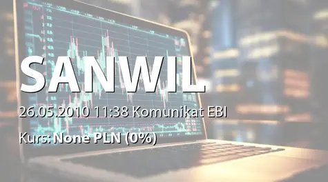 Sanwil Holding S.A.: Powierzenie zadaĹ Komitetu Audytu Radzie Nadzorczej (2010-05-26)