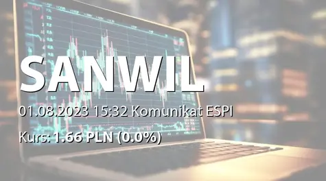 Sanwil Holding S.A.: Rozpoczęcie przeglądu opcji strategicznych (2023-08-01)
