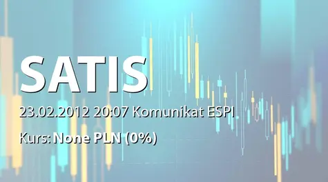 Satis Group S.A.: SA-QSr4 2011 - korekta (2012-02-23)