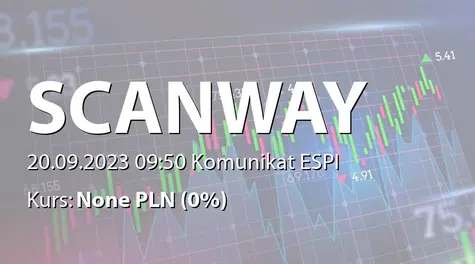 Scanway S.A.: Uzyskanie dostępu do systemu ESPI (2023-09-20)