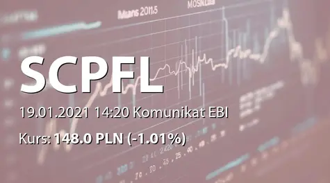 Scope Fluidics S.A.: Terminy przekazywania raportów okresowych w 2021 roku (2021-01-19)