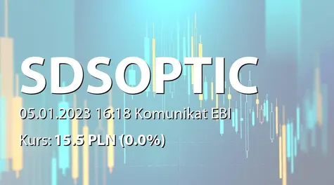 SDS Optic S.A.: Korekta raportu ESPI 2/2023 (2023-01-05)