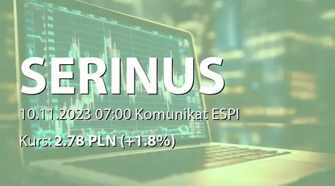 Serinus Energy Plc: Nabycie akcji przez Xtellus Capital Partner Inc. (2023-11-10)