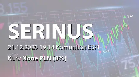Serinus Energy Plc: Objęcie akcji przez EBOiR (2020-12-21)