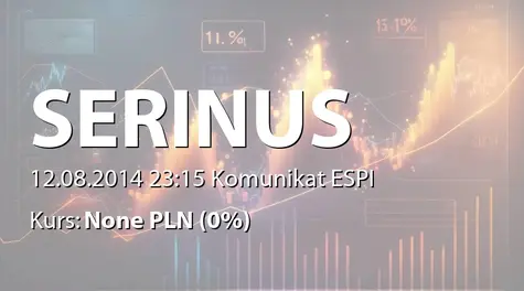Serinus Energy Plc: Podsumowanie informacji dotyczących wyników finansowych i operacyjnych za II kw. 2014 (2014-08-12)