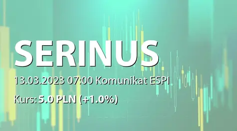 Serinus Energy Plc: Prezentacja dla inwestorów (2023-03-13)