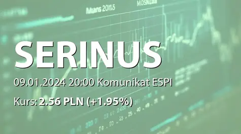 Serinus Energy Plc: Terminy przekazywania raportów okresowych w 2022 roku (2024-01-09)