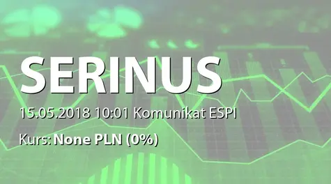Serinus Energy Plc: Wniosek o dopuszczenie akcji do obrotu na rynku AIM (2018-05-15)