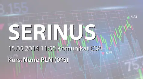 Serinus Energy Plc: WZA - podjęte uchwały: zmiany w składzie Rady Dyrektorów, wybór rewidenta (2014-05-15)