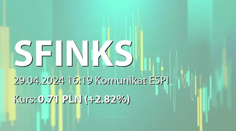 Sfinks Polska S.A.: Dopuszczenie i wprowadzenie do obrotu akcji serii R (2024-04-29)