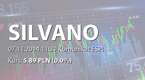 AS Silvano Fashion Group: Decisions of the extraordinary general meeting of shareholders (2014-11-07)