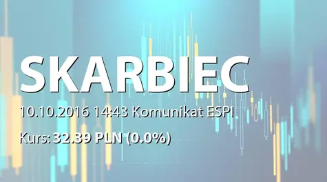 Skarbiec Holding S.A.: Korekta raportu ESPI 33/2016 (2016-10-10)