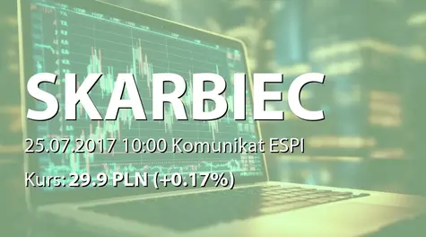 Skarbiec Holding S.A.: Terminy przekazywania raportów w roku obrachunkowym 2017/2018 (2017-07-25)