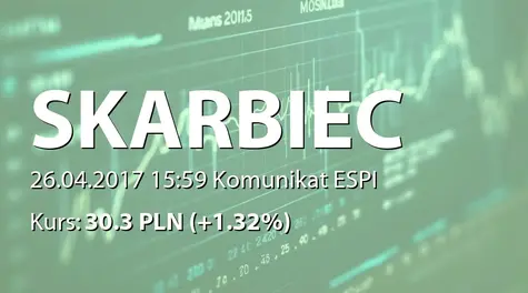 Skarbiec Holding S.A.: Wybór audytora - PricewaterhouseCoopers sp. z o.o. (2017-04-26)