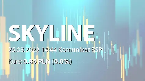 Skyline Investment S.A.: Nabycie akcji przez Vindictia sp. z o.o. (2022-03-25)