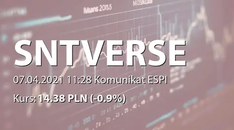 SYNTHAVERSE S.A.: Finansowanie strategicznych projektów (2021-04-07)