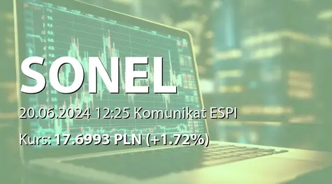 Sonel S.A.: Wypłata dywidendy - 0,70 PLN (2024-06-20)