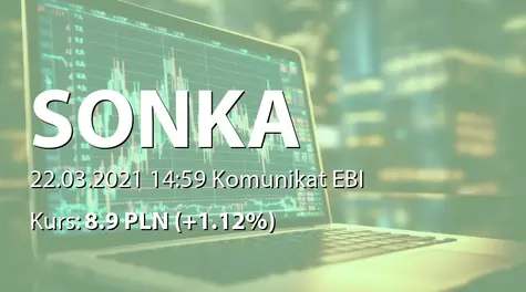 Sonka S.A.: SA-Q3 2020 - korekta (2021-03-22)