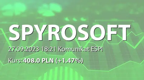 SpyroSoft S.A.: SA-PSr 2023 (2023-09-27)