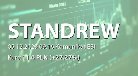 Standrew S.A.: Rezygnacja Przewodniczącego RN (2023-12-05)