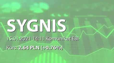 Sygnis S.A.: Terminy przekazywania raportów okresowych w 2021 roku (2021-01-15)