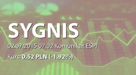 Sygnis S.A.: Zmiany w RN (2015-07-02)