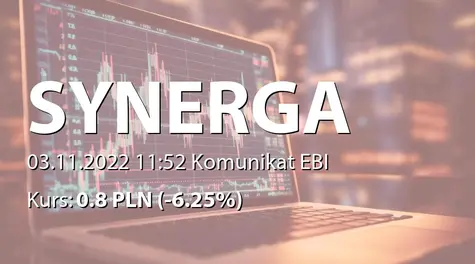 SYNERGA.fund S.A.: Wybór audytora - Global Audit Partner Boczkowski Duś Procner sp.k. (2022-11-03)