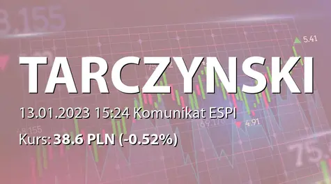 Tarczyński S.A.: NWZ (11:00) - projekty uchwał: zgoda na zawarcie umów o pożyczki, zmiany w RN  (2023-01-13)