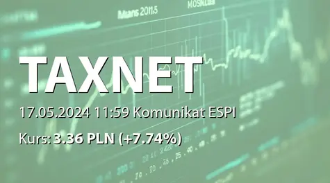 Tax-Net S.A.: ZWZ (09:30) - zwołanie obrad, porządek obrad (2024-05-17)