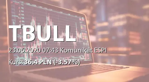 T-Bull S.A.: Dofinansowanie w ramach konkursu Go to Brand (2020-06-23)